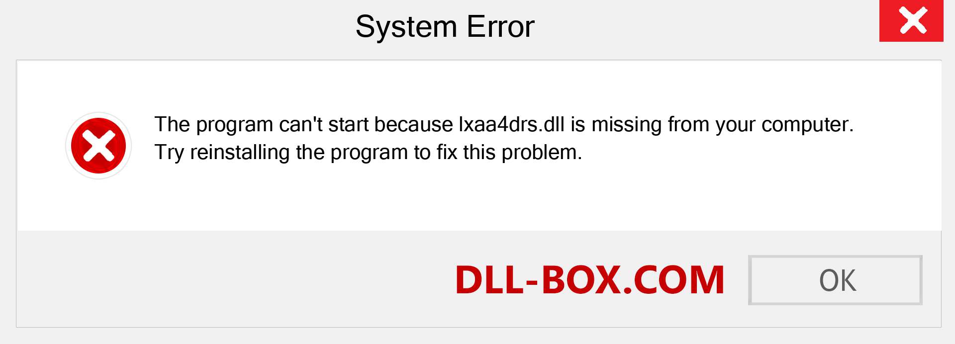  lxaa4drs.dll file is missing?. Download for Windows 7, 8, 10 - Fix  lxaa4drs dll Missing Error on Windows, photos, images